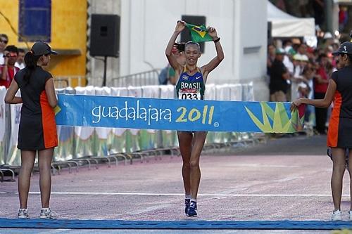 Adriana Aparecida da Silva em Guadalajara / Foto: Wagner Carmo / CBAt